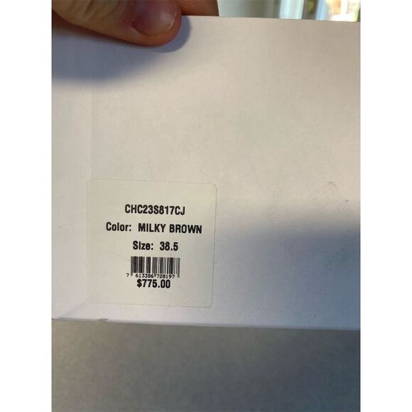 Chloé Women's Oli Pointed Toe High‎ Heel Pumps Brown Size 8/38.5 - Picture 7 of 7